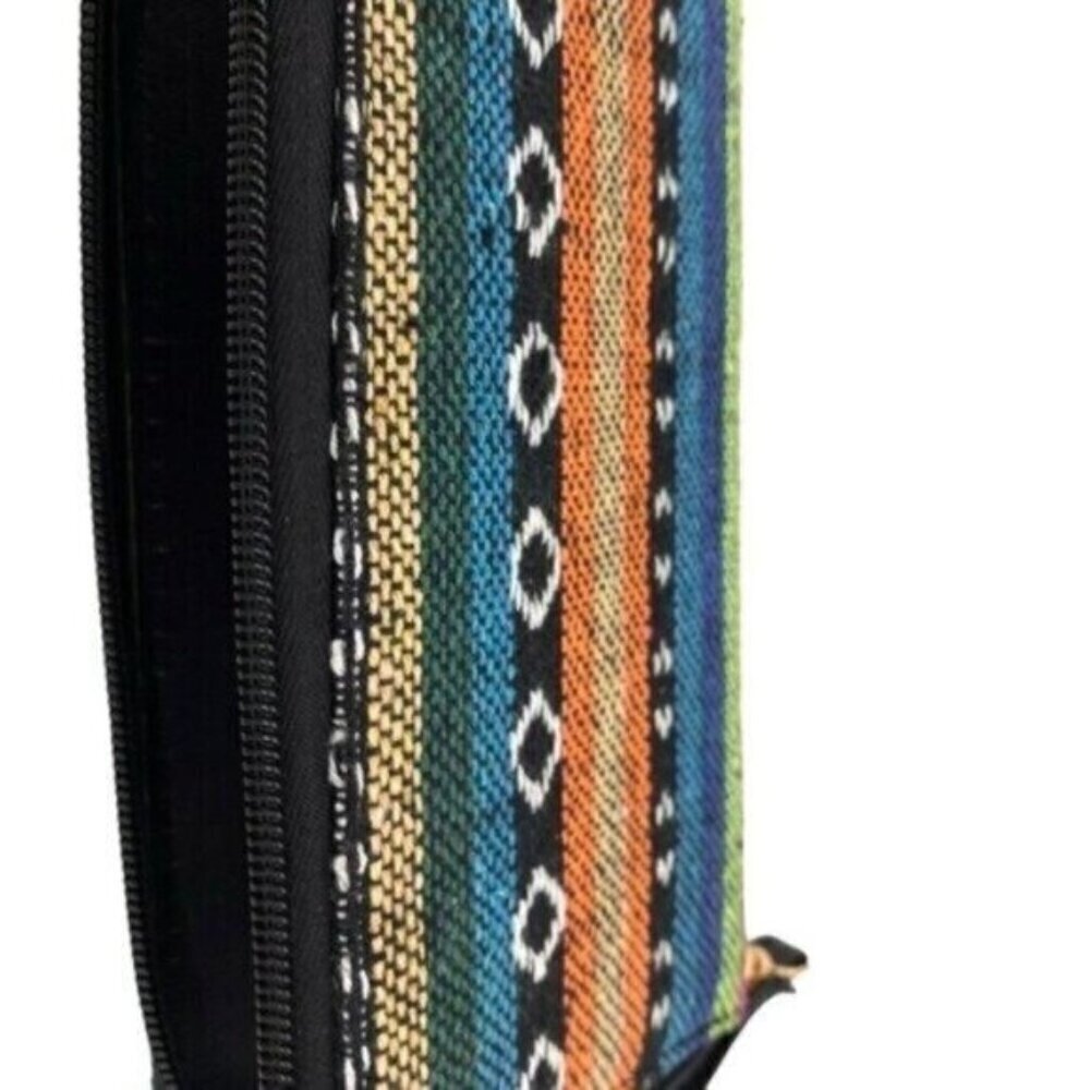 Western Aztec Southwestern Woven Wallet Wristlet - Picture 6 of 9